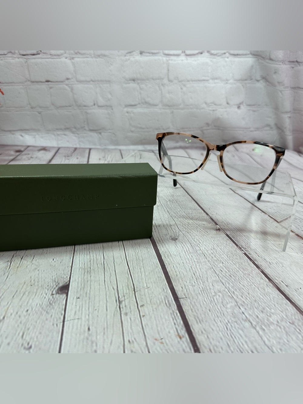 Longchamp woMen’s Tortoiseshell Eyeglasses frames Subtle Brown and Black